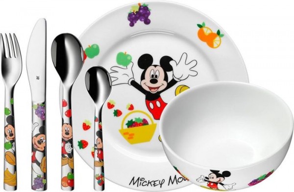 WMF Kinderbesteck Set 6 Mickey Mouse