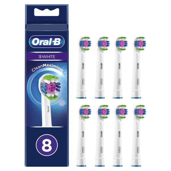 Oral-B Aufsteckbürsten 3D White CleanMaximizer 8er