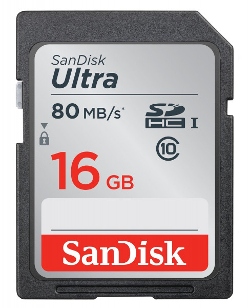 Sandisk SDHC-Karte Ultra Class 10 16GB