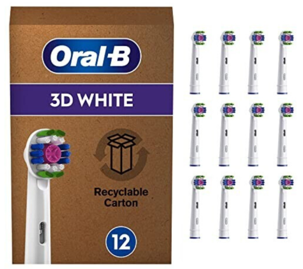 Oral-B Aufsteckbürsten Pro 3D White 12er FFU OralB Braun