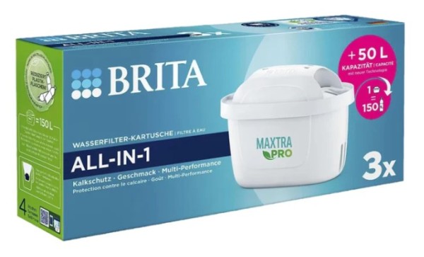 Brita Wasserfilter Maxtra Pro All-in1 Pack 3 121365