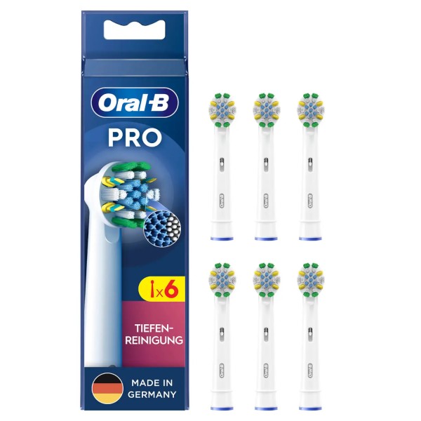 Oral-B Aufsteckbürsten Pro Tiefenreinigung 6er OralB Braun