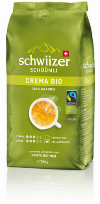 Cremesso Schwiizer Schüümli Crema BIO Bohnenkaffee 750g
