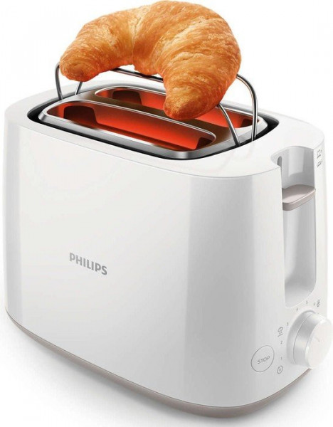 Philips Toaster HD2581 00 Daily Collection Weiß