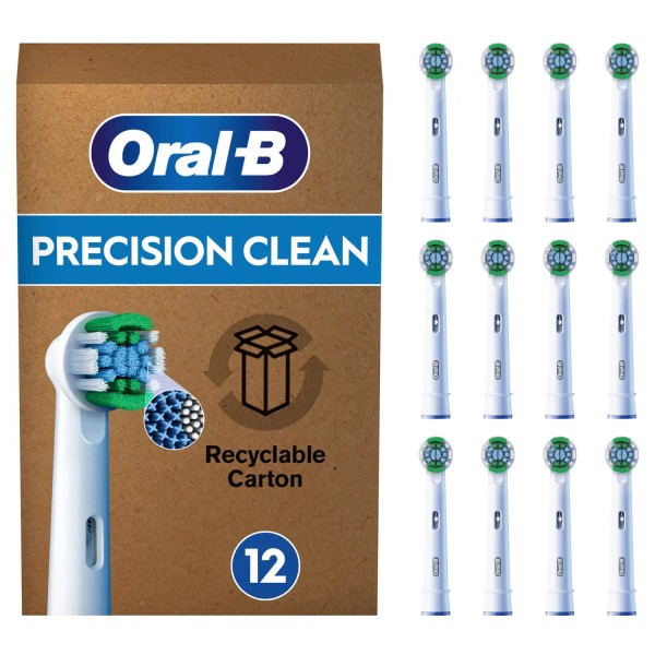 Oral-B Aufsteckbürsten Pro Precision Clean 12er FFU OralB Braun