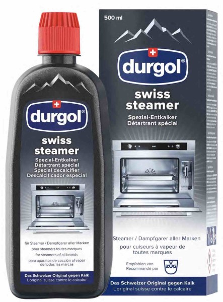 Durgol Entkalker Swiss Steam 500 ml. speziell für Dampfgarer etc.