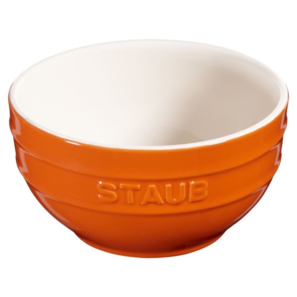 Staub Ceramique,Schüssel, 14 cm Orange Keramik