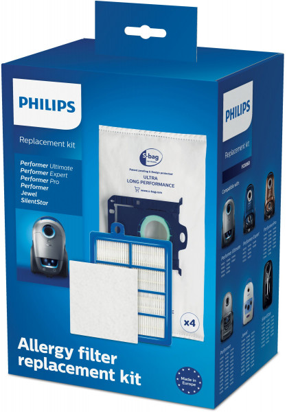 Philips Staubsaugerbeutel Microfilter FC 8060 01 Starter Kit