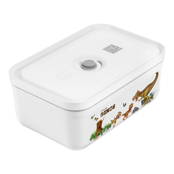 ZWILLING Fresh & Save,Vakuum Lunchbox DINOS, L Kunststoff Weiß-grau Dinos