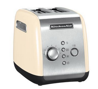 KitchenAid Toaster 5KMT221EAC 1100W Cremefarben 2 Scheiben