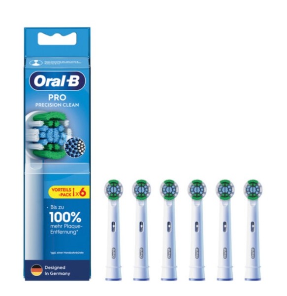 Braun Oral-B Aufsteckbürsten Pro Precision Clean 6er