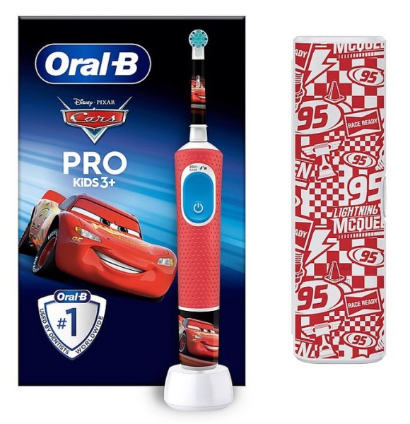 Oral-B Zahnbürste Vitality Pro 103 Kids Cars OralB inkl Reiseetui Braun